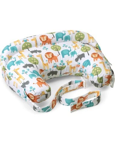 Boppy cuscino allattamento deluxe peaceful jungle - comfort e supporto ottimali