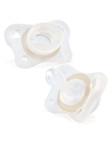 Succhietto 2/6 mesi gommottino lumi 2 pezzi chicco