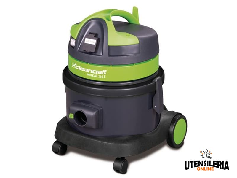 Aspiratore umido/secco 1100W da 16 litri Cleancraft wetCAT 116 E + Accessori