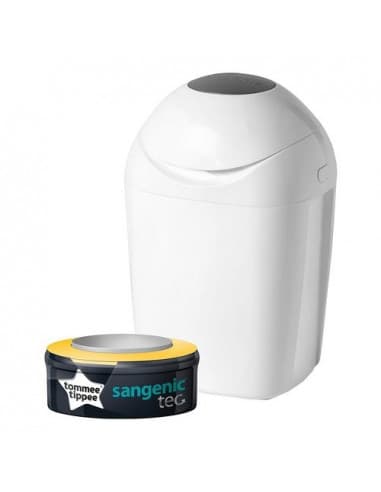 Tomme Tippee - Sangenic Tec Contenitore Per Smaltimento Pannolini Bianco
